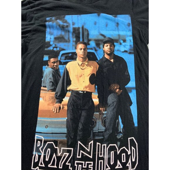 Boyz N The Hood Women's Small Black T-Shirt Short Sleeve Ice Cube Rappers Compto - Picture 6 of 7